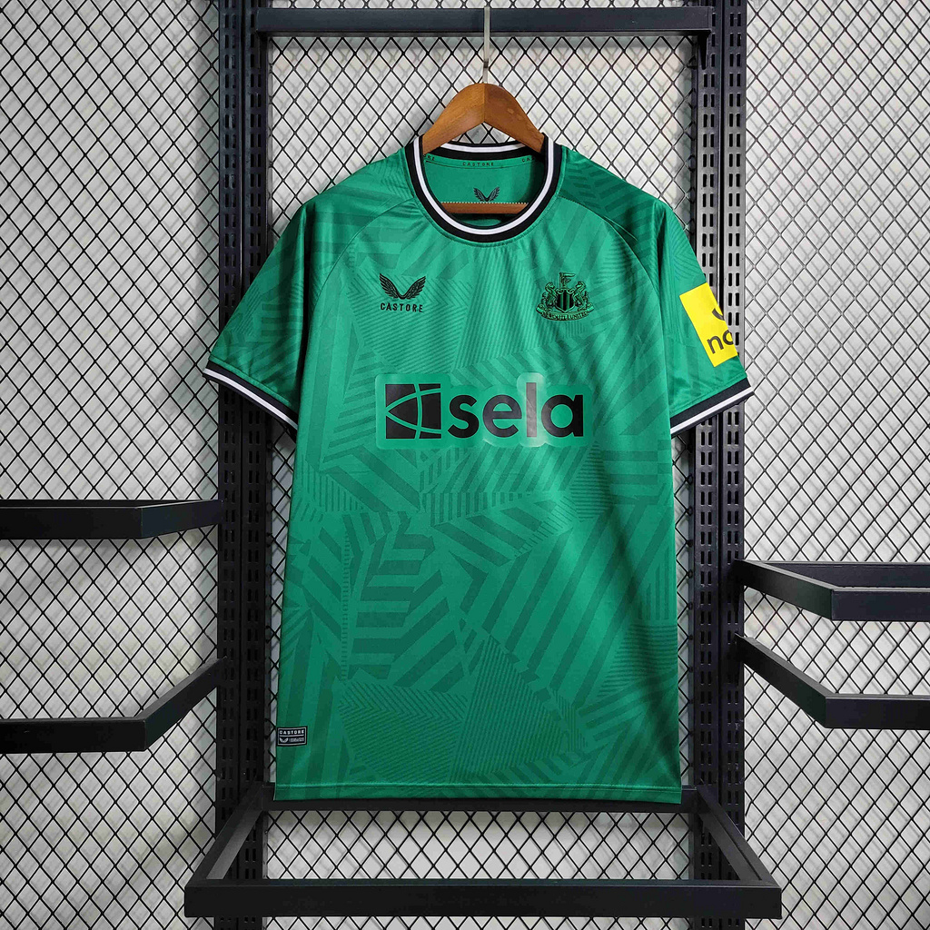 Newcastle United 23-24 Away Green Jersey - Fans Version